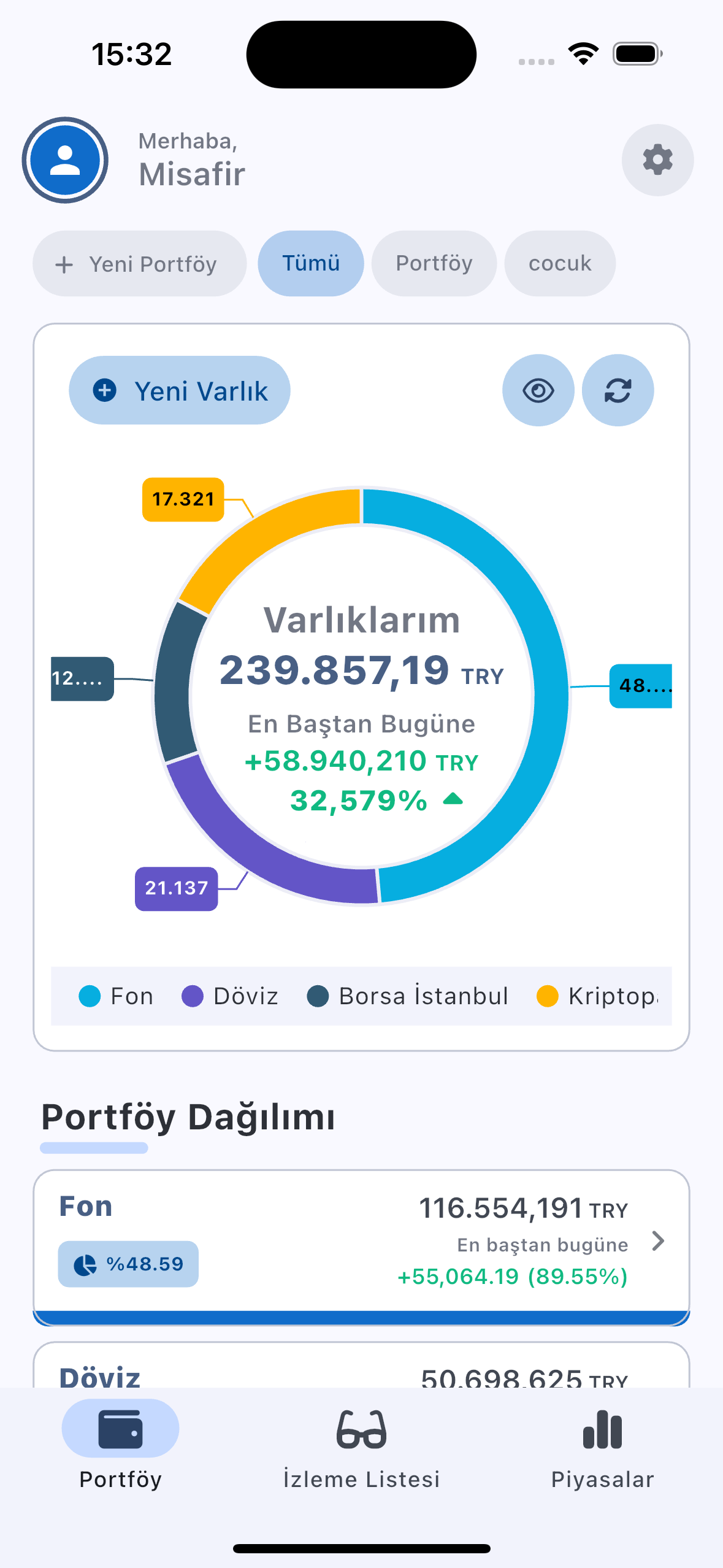 Stockpeekr uygulaması ekran görüntüsü